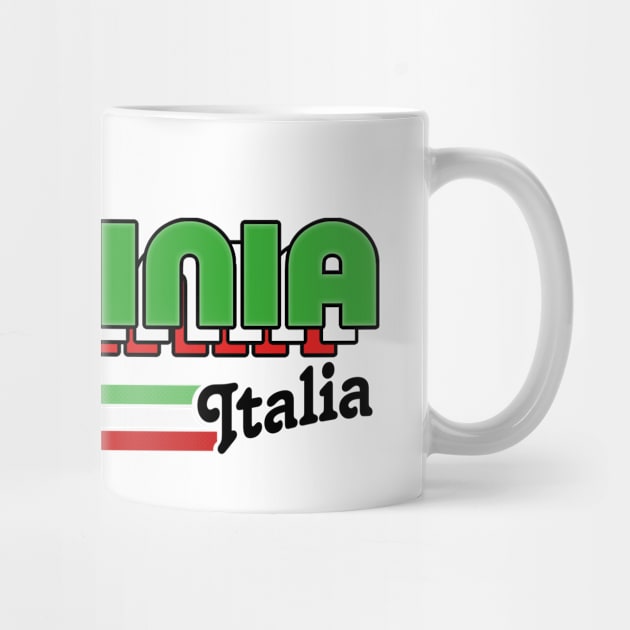 Sardinia // Original Retro Italia Region Design by DankFutura